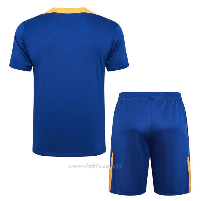 Chandal del Paises Bajos Manga Corta 2024-2025 Azul - Pantalon Corto